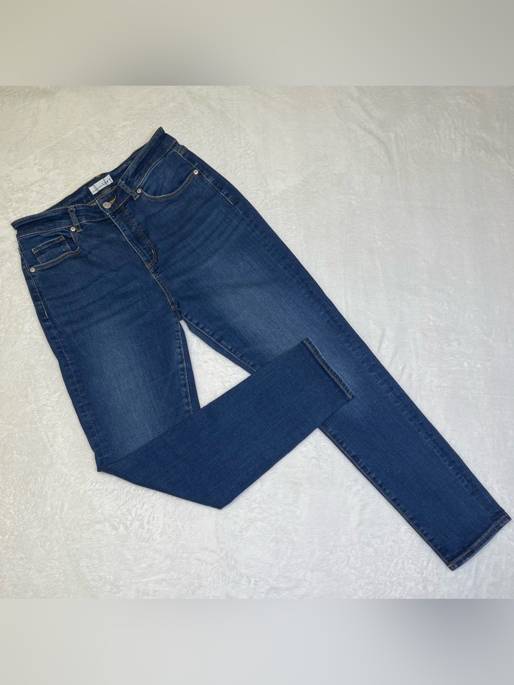 LOFT The Skinny High Rise Dark Wash Jeans Women’s Size 29/8 Stretch Denim